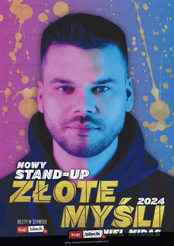 Tomaszów Lubelski Wydarzenie Stand-up Nowy program ZŁOTE MYŚLI