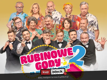 Tomaszów Lubelski Wydarzenie Spektakl Nowa produkcja twórców komediowego hitu "Rubinowe gody"