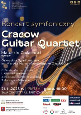 Zamość Wydarzenie Koncert Cracow Guitar Quartet - Koncert symfoniczny
