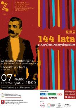Zamość Wydarzenie Koncert 144 lata z Karolem Namysłowskim - Orkiestra Symfoniczna im. Karola Namysłowskiego